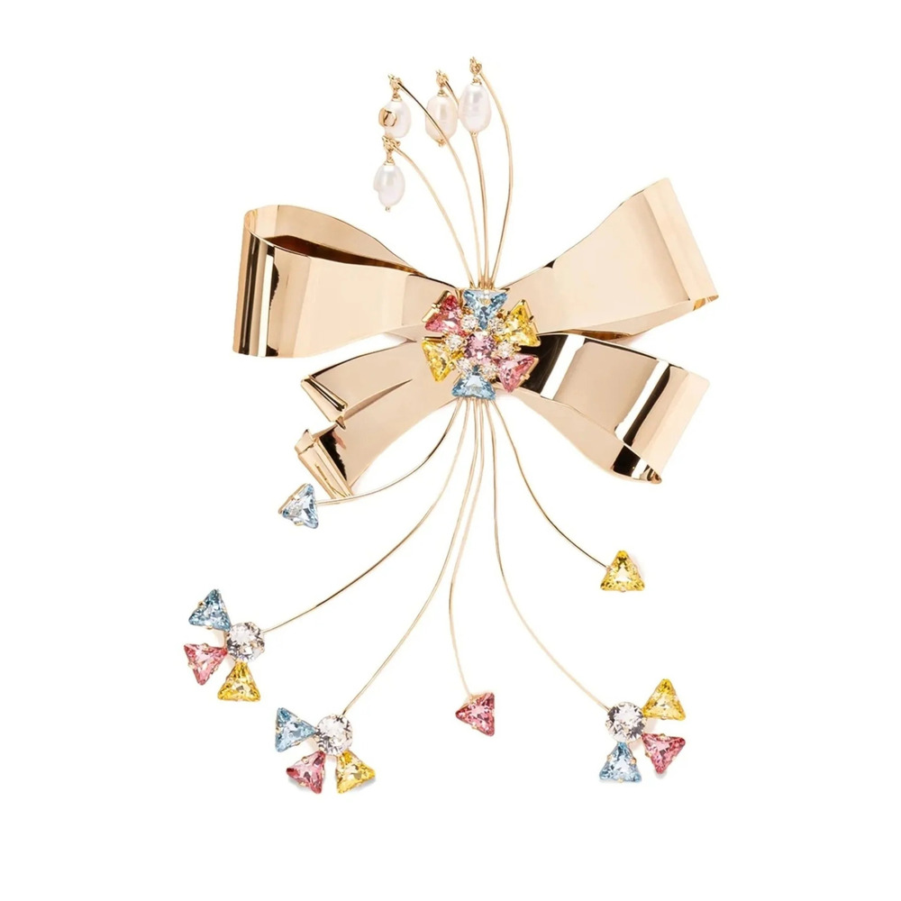 Valentino - Papier Floral Crystal Brooch